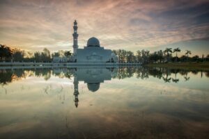 Rubbing The Water Over The Body Parts in Ablution